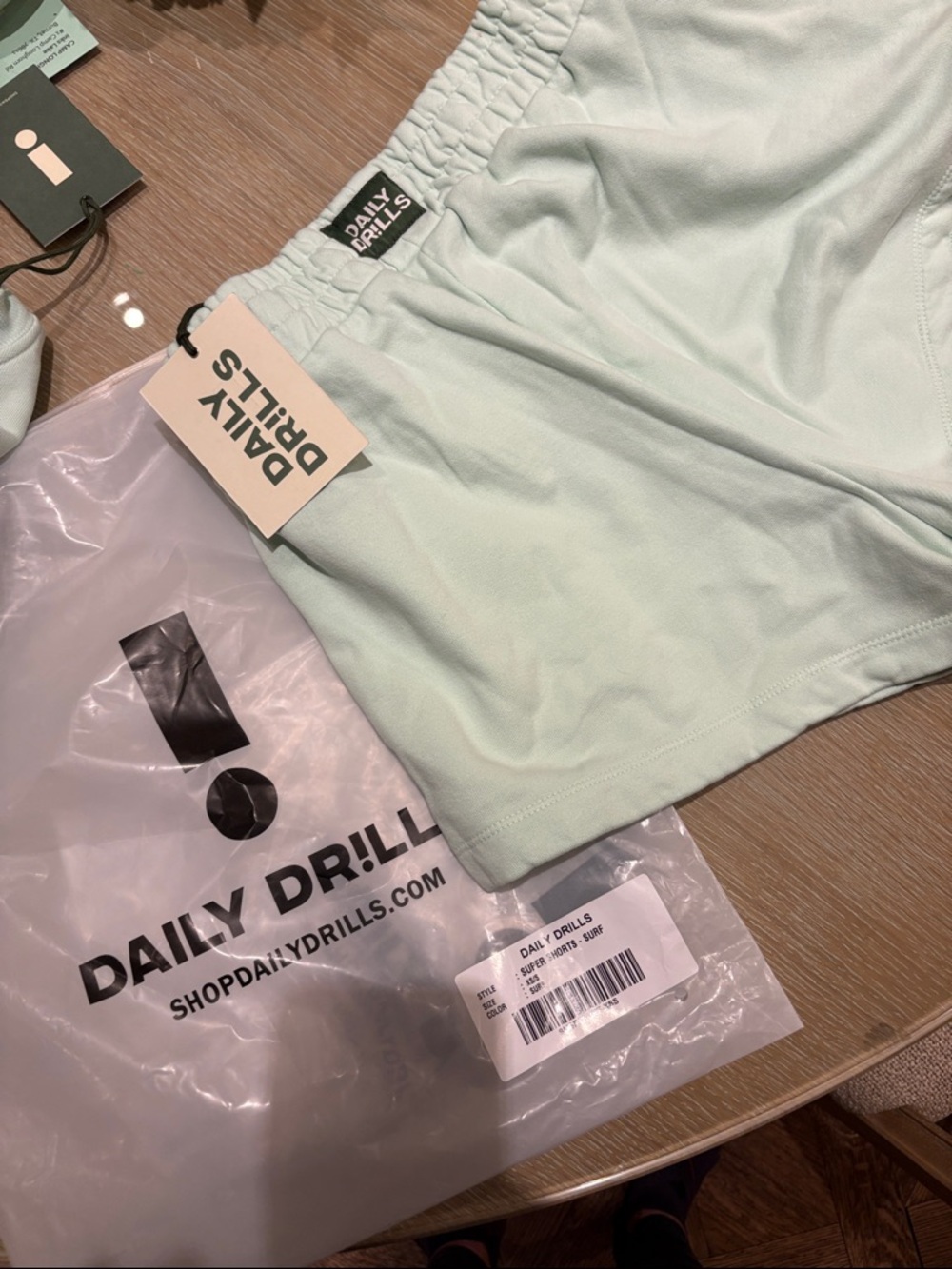 Daily Drills Soft Powder color Knit Shorts